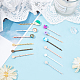 Nbeads Iron Hair Bobby Pin Findings IFIN-NB0001-33-6