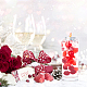 Ornamenti decorativi da tavolo in acrilico a tema San Valentino OACR-WH0042-01C-6