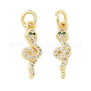 Латунные микро проложить кубического циркония подвески KK-U056-07G