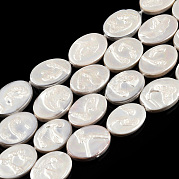 Покрытие нитей из натуральных пресноводных ракушек SHEL-N026-227