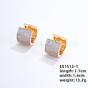 Латунные серьги обруча WV4993-1