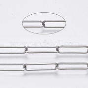 304 Stainless Steel Paperclip Chains CHS-T003-02