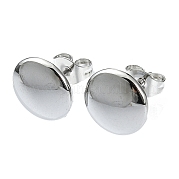 Серьги-гвоздики из нержавеющей стали 201 EJEW-K270-05P