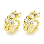 Серьги-манжеты из циркония EJEW-C104-042G