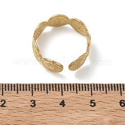 Offene Manschettenringe aus Edelstahl 304 für Damen&nbsp;RJEW-L341-04A-G