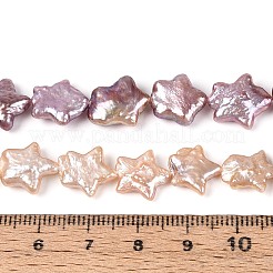 Natürliche Barock Keshi Perlen Stränge&nbsp;PEAR-S020-Z03-02A