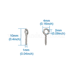 Pasadores de ojo de tornillo de acero inoxidable 304&nbsp;STAS-TA0002-11P