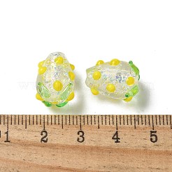 Handgemachte Stränge aus Bunte Malerei-Folienperlen&nbsp;FOIL-Z001-05F