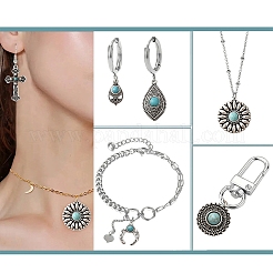 20 pz 10 stili pendenti in lega di stile tibetano&nbsp;FIND-YW0005-61