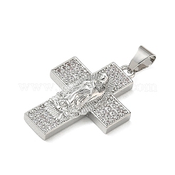 Messing micro pave klare zirkonia anhänger&nbsp;CU-CBAC53C-01P