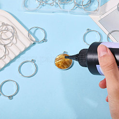 Pendenti con castone aperto in lega di zinco da 50 pz&nbsp;FIND-CA0011-54P