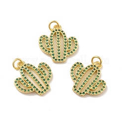 Colgante micropavé cubic zirconia de latón&nbsp;KK-B059-09G