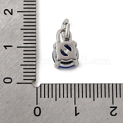 Breloques en acier inoxydable 304 sur le thème de la pierre d'anniversaire de septembre&nbsp;STAS-B128-60P-09