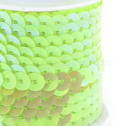 Umweltfreundliche Paillettenperlen aus Kunststoff&nbsp;PVC-Q092-6mm-P85