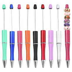8pcs 8 stylos à billes en plastique de couleurs&nbsp;AJEW-YW0001-33