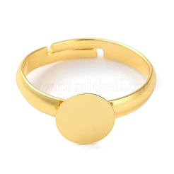 Risultati dell'anello in ottone regolabile con placcatura a cremagliera&nbsp;LS-KK-F090-08G-02
