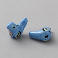 Perline porcellana fatto a mano&nbsp;PORC-WH0016-14C