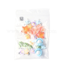 24 pendentif en résine d'organisme marin de 7 styles&nbsp;RESI-FS0002-05