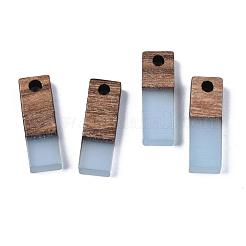Pendentifs en résine & en bois&nbsp;X-RESI-S358-19E