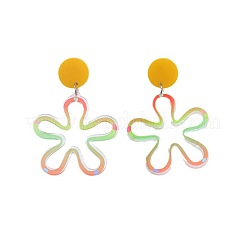 Orecchini pendenti in acrilico a forma di fiore&nbsp;FS-WG333B2-05