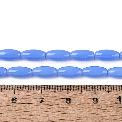 Chapelets de perles en verre opaques&nbsp;X-GLAA-T028-15P-03