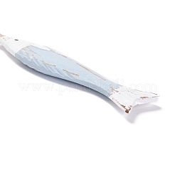 Pendentif suspendu en bois de poisson de style méditerranéen&nbsp;HJEW-C007-02A
