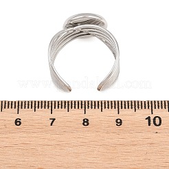 Offene Manschettenringkomponenten aus Edelstahl 304&nbsp;STAS-F366-06C-P