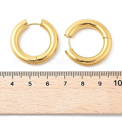 Boucles d'oreilles créoles en acier inoxydable 202&nbsp;EJEW-O087-08G-G