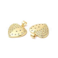 Messing micro pave klare zirkonia anhänger&nbsp;ZIRC-L103-038G
