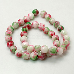 Abalorios de jade hebras&nbsp;G-D264-6mm-XH01