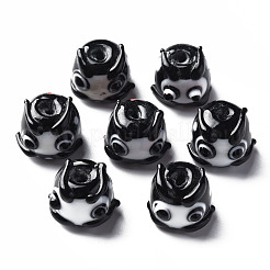 Perles vernissées manuelles&nbsp;LAMP-T011-02