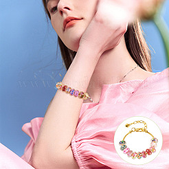 Kit fai da te per realizzare braccialetti europei&nbsp;DIY-TA0012-17G