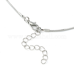 Quadratische Schlangenkette aus Messing für Männer und Frauen&nbsp;MAK-YW0001-08