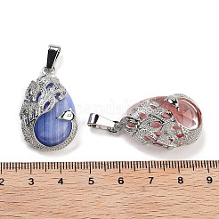 Pendenti a goccia in pietre sintetiche miste&nbsp;G-G112-03P