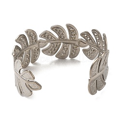 Bracelet manchette en acier inoxydable 304 résistant au ternissement&nbsp;AJEW-Z009-06A-P
