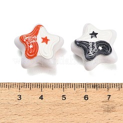 Zweifarbige undurchsichtige Acrylperlen&nbsp;AC-CBA36B6-06