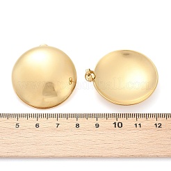 Orecchini a bottone in acciaio inossidabile 304&nbsp;EJEW-G367-05G