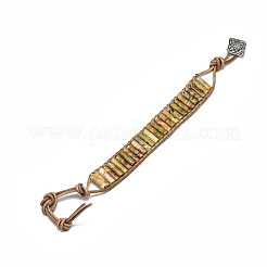 Bracelets en cuir de vachette&nbsp;BJEW-R309-01B-13