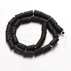 Synthetische Lavasteinperlenstränge&nbsp;G-N0118-18