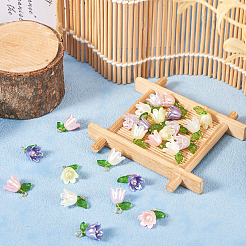 Charms in acrilico 25 pz 5 colori&nbsp;KY-TA0001-22