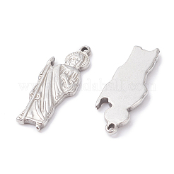 36 pz 3 pendenti in acciaio inossidabile stile 201&nbsp;STAS-UN0025-59