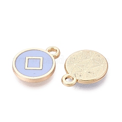 Emaille Anhänger Legierung&nbsp;ENAM-Q002-04G-01