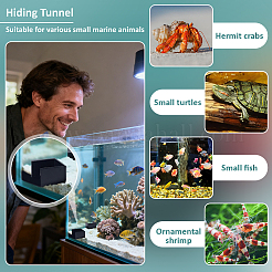 Unterirdischer Tunnel aus Kunststoffaquarien&nbsp;KY-WH0046-219