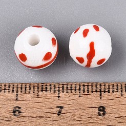 Perles en porcelaine manuelles&nbsp;PORC-N012-12B