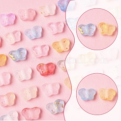 200 perles acryliques transparentes de couleur dégradée&nbsp;MACR-FS0002-02