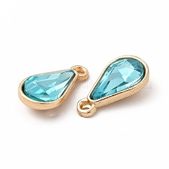 Pendenti in vetro sfaccettato con strass&nbsp;FIND-G049-01G-03