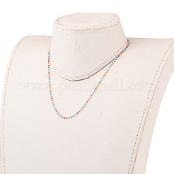 Collares de cuentas de semillas de vidrio hechos a mano&nbsp;NJEW-JN03185-03
