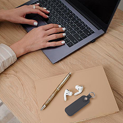 Étui porte-clés en cuir PU pour clé USB (4 pièce).&nbsp;AJEW-CL0002-61B