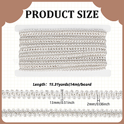 Dentelle de couture en polyester&nbsp;OCOR-WH0032-01A