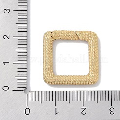 Gestellware Messing Micro Pave Zirkonia Twister Spangen&nbsp;KK-NH0002-08G-02